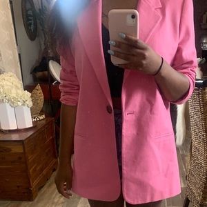 Pink Vintage Oversized Blazer